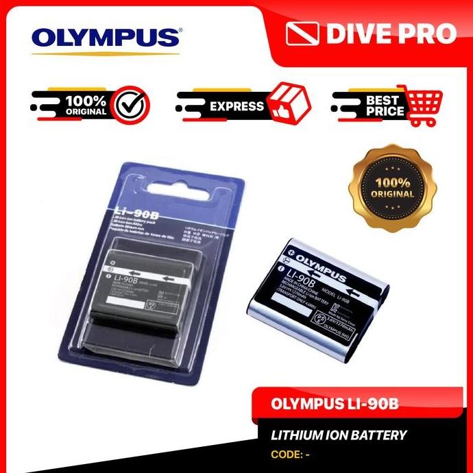 Battery Olympus Tg6 Li-90B New Stok