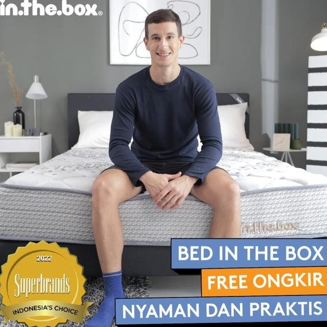 Kasur Spring Bed Ukuran 90x200 (Single) - FREE BANTAL