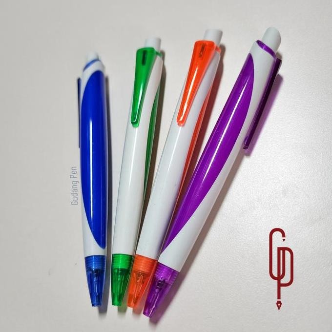 

Pulpen Plastik PP05 Bisa Cetak Logo Cocok untuk souvenir