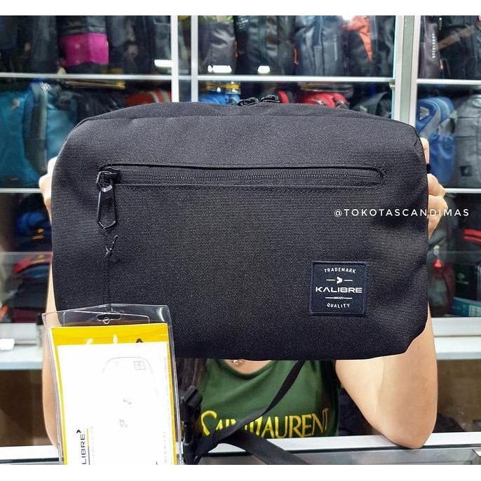 Kalibre Messenger Bag Mezzo 04 Tas Selempang Sling Bag Hitam Big Size (Best Quality)