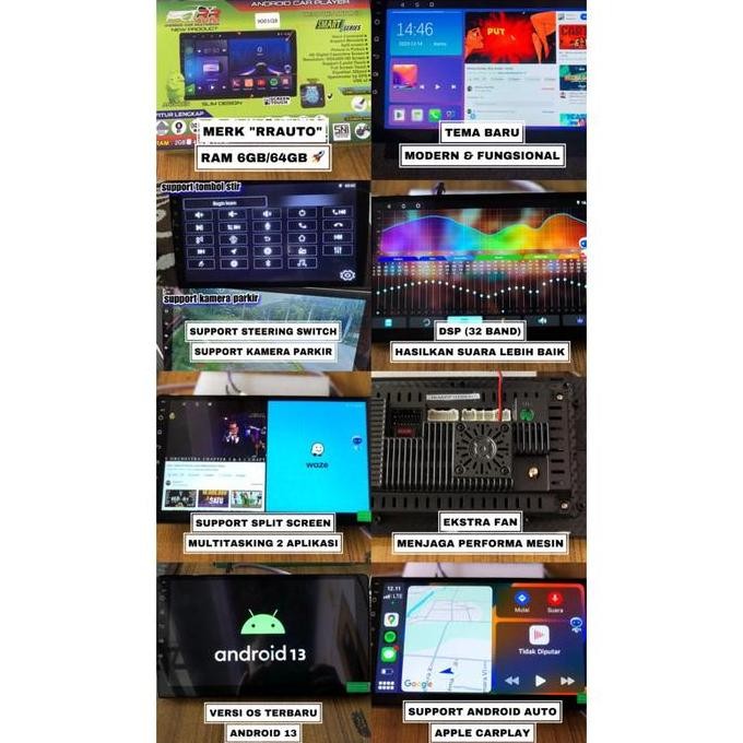 Xpander Utimate,Sport,Exceed | Head Unit Android 10Inch (Bonus Kamera) Promo