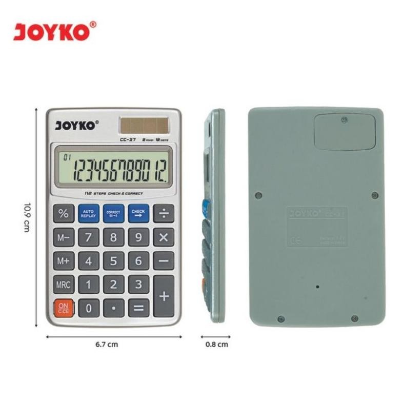 

Ul-64 Hj-54 Joyko Cc-37 - Pocket Calculator Cc37 / Kalkulator Saku Bisa Cek Ulang Sale