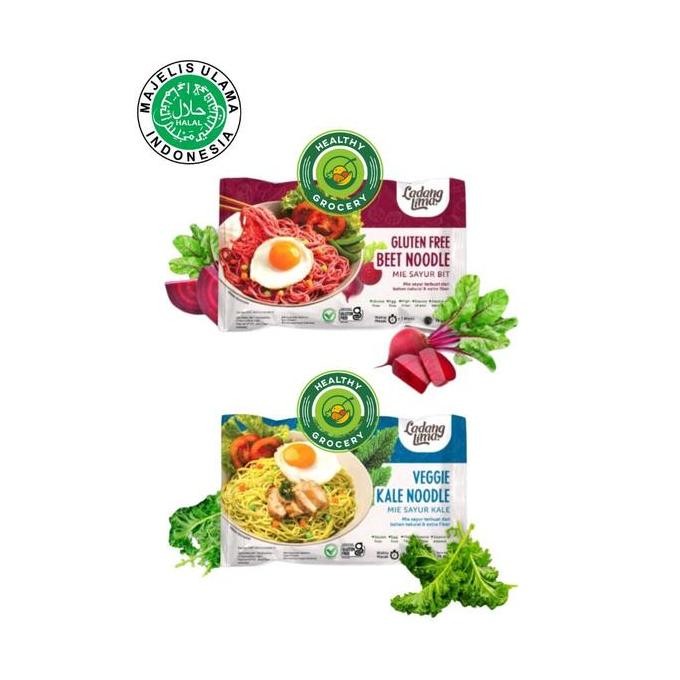 

#####] Ladang Lima Gluten Free Beet Noodle 76gr / Kale Noodle