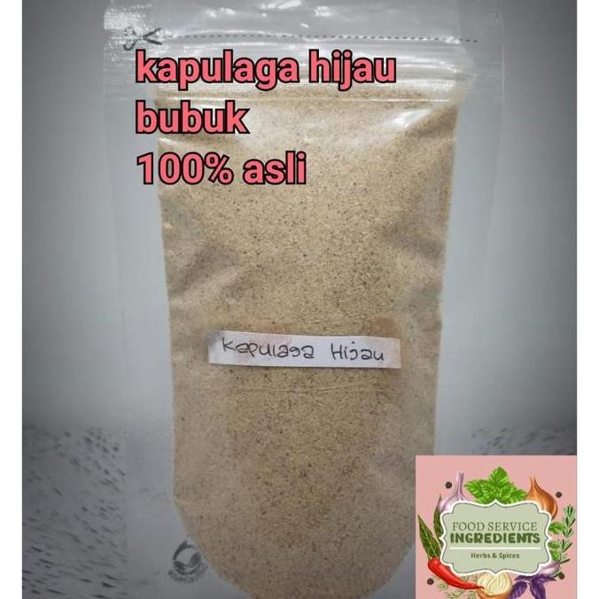 

] kapulaga hijau bubuk / kapulaa india / green cardamom powder