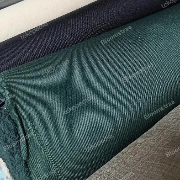 Bahan Cordura 600D Hijau Botol Cordura 600 x 600 D Polyester Cordura
