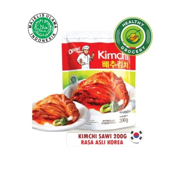 

@=@=@=@=] Oppa Oppa Kimchi Korea Halal 200gr Sawi Fresh
