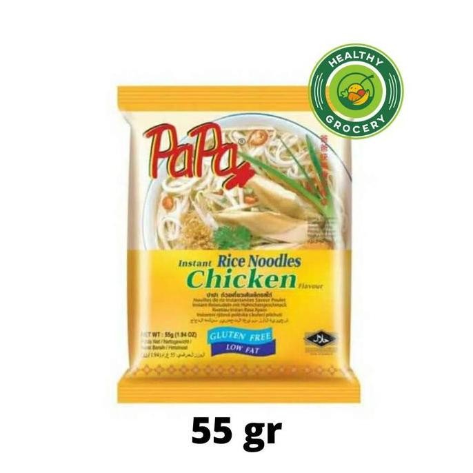

```````] Papa Rice Noodles Chicken 55gr / Kwetiau Instant Rasa Ayam