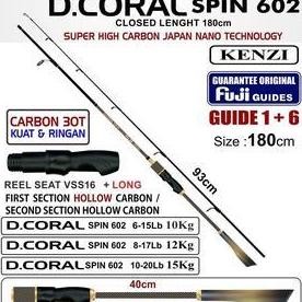 JORAN KENZI DCORAL 602 Fuji Guides 6-15lbs 8-17lbs 10-20lbs Spinning pancing