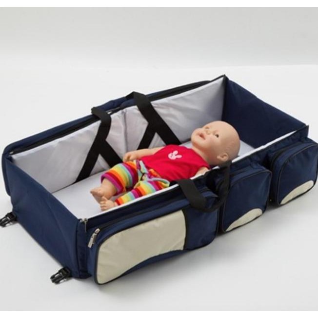 KERANJANG BAYI TEMPAT TIDUR PORTABLE BAYI DIAPER BAG TRAVEL BAG