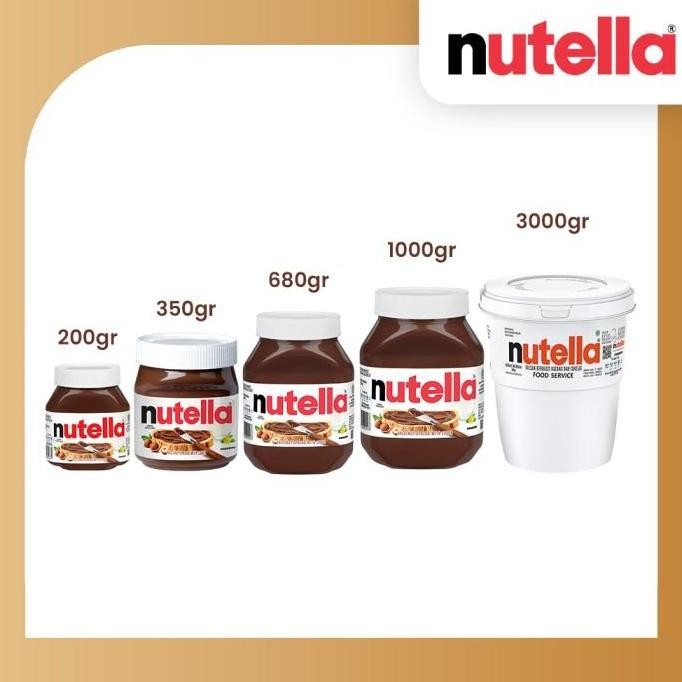 

Grosir Nutella Hazelnut Spread Selai Cokelat 350Gr