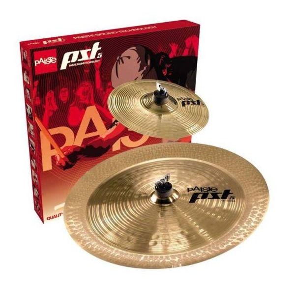 Murah Paiste Cymbal Pst-5 Effects Pack Set (Splash 10" & China 18")