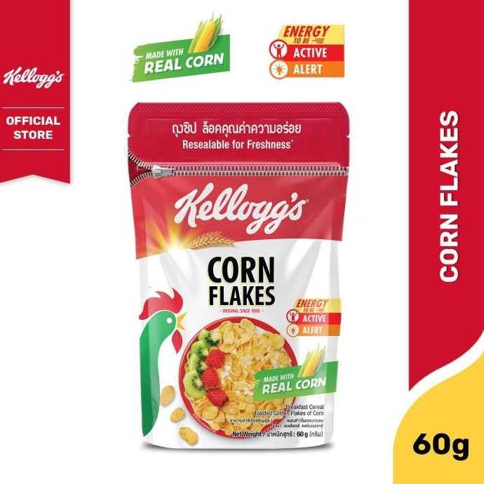 

Grosir [Carton Deals] Kelloggs Corn Flakes Pouch Sereal 24 X 60G