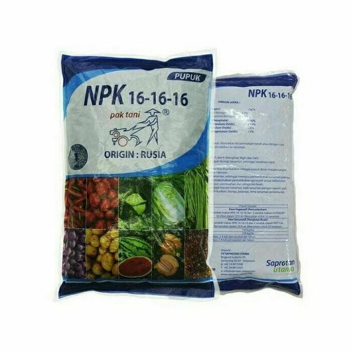 

Terlaris Npk Pak Tani 16 16 16 1 Kg (Kemasan Pabrik)