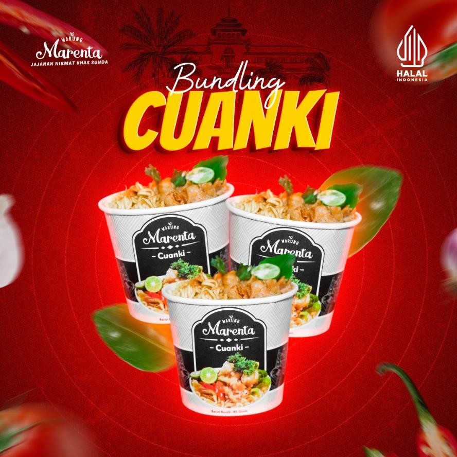 

MARENTA [ 3 PCS ] Cuanki Instan Bandung Pedas Gurih