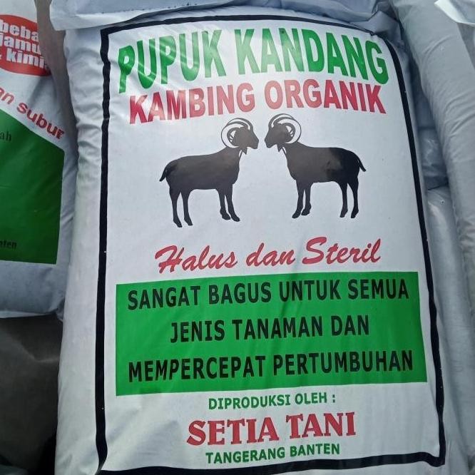 Terlaris Pupuk Kandang Kambing Organik Setia Tani -Grosir Pondokgede