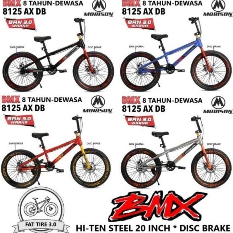 Sepeda BMX 20 inch Centrum Atlantis Trendy Morison 8125 mx 8125 AX 8125 AX 3.0 Disc Brake Cakram Int