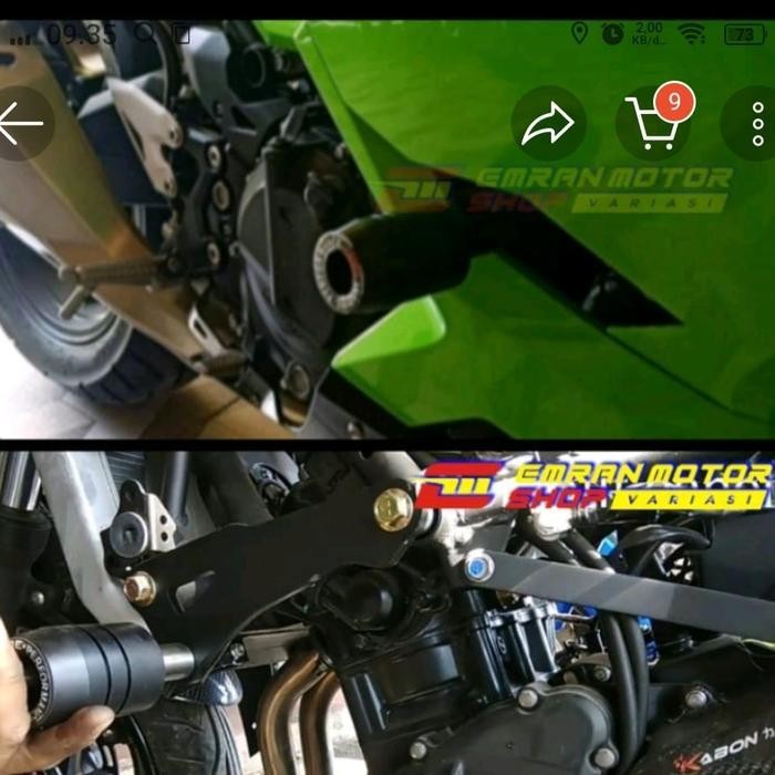 Frame Slider Ninja 250Fi New Tubular Ninja 250Fi 2018 Pelindung Body Original Dan Terpercaya