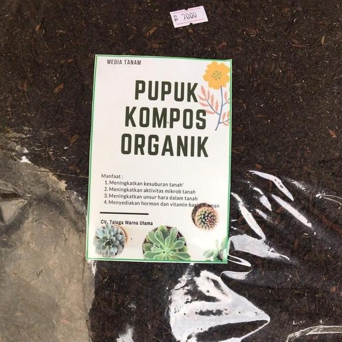 

Terlaris Pupuk Organik Pupuk Kandang Kompos 1Kg
