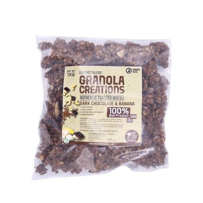 

Baru Granola Creations Dark Chocolate & Banana (Gourmet Blend) 1Kg - Choco