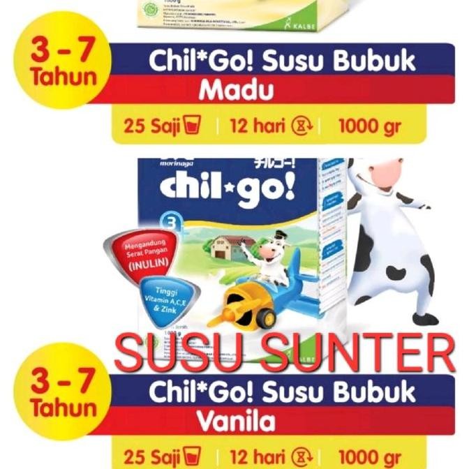 

BARU CHIL GO 3 + VANILA MADU 950 GRAM 1 KG/CHILGO 950GR/3+/1000GR/VANILLA/1000 GRAM