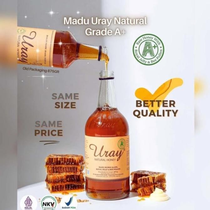 

BARU MADU URAY 875GR (640ML) MADU MURNI -MADU HUTAN-SEHAT ALAMI