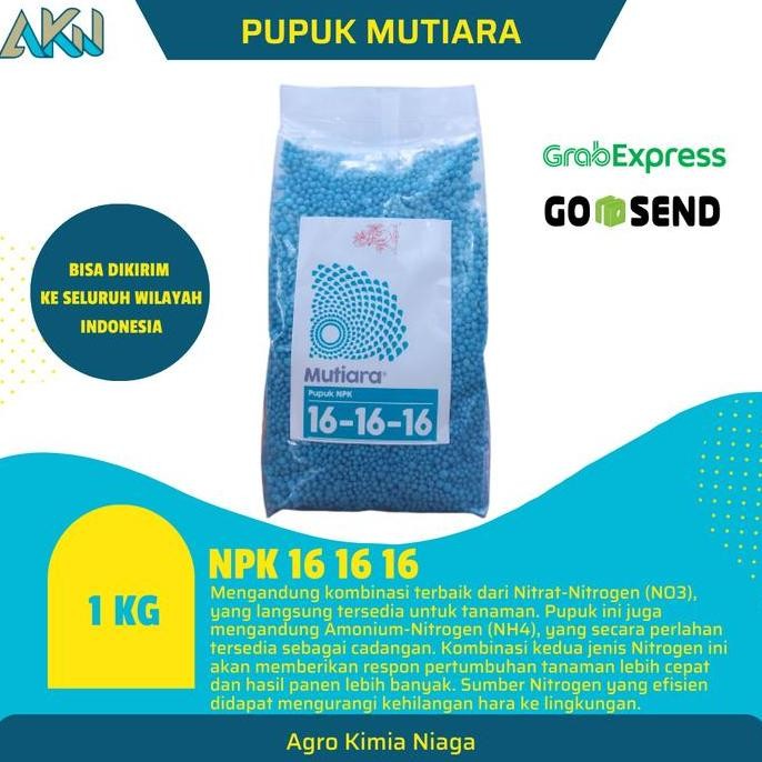 

Terlaris Pupuk Npk Mutiara 16-16-16 - Kemasan Repack 1Kg Produksi Pt Meroke
