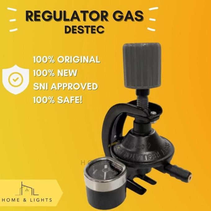 Regurator Gas Destec Paket Selang Flexibel