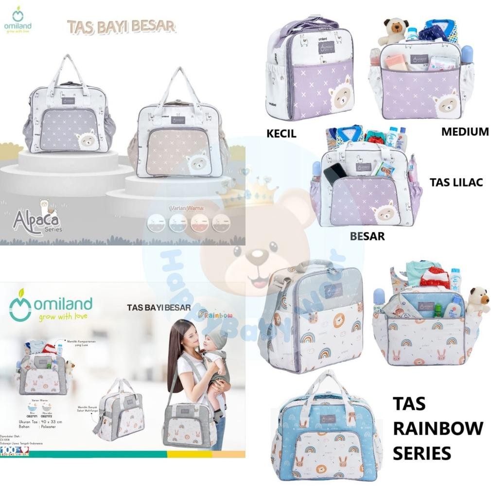 Omiland Tas Bayi ALPACA / RAINBOW Series