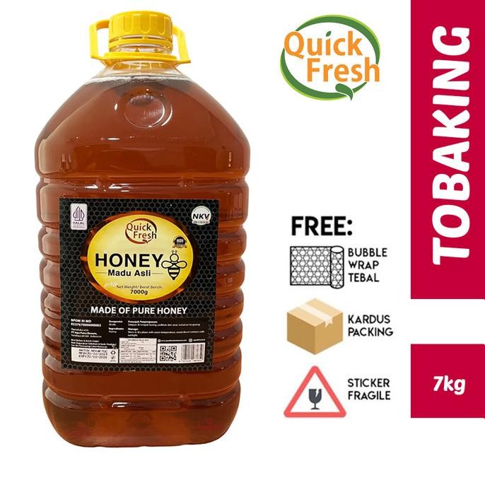 

BARU MADU MURNI QUICK FRESH HONEY 7000 GR 7KG