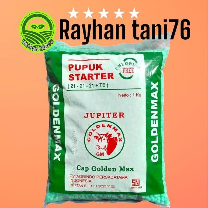 

Terlaris Pupuk Starter Goldenmax Npk 21-21-21 Kemasan 1 Kg