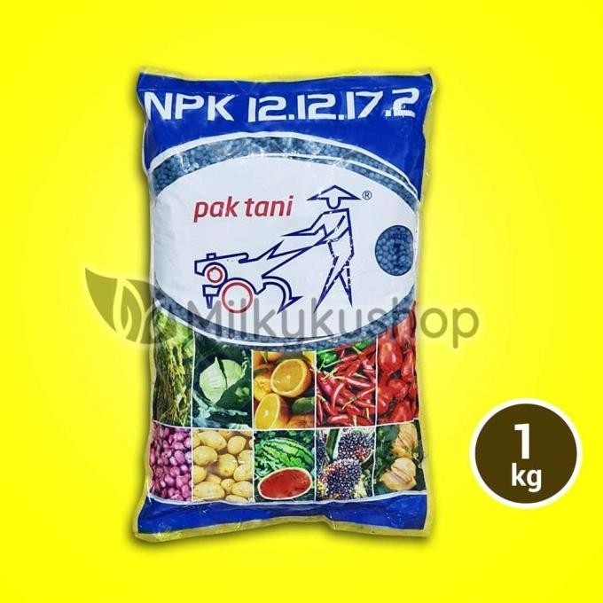 

Terlaris |Executive| Pupuk Pak Tani Npk 12 12 17 2 Isi 1 Kg Kemasan Pabrik