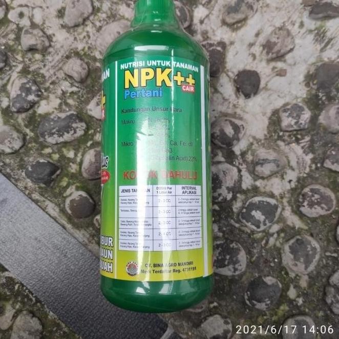 

Terlaris Pupuk Cair Npk++ Isi 1Lt Dari Bina Agro Mandiri Z