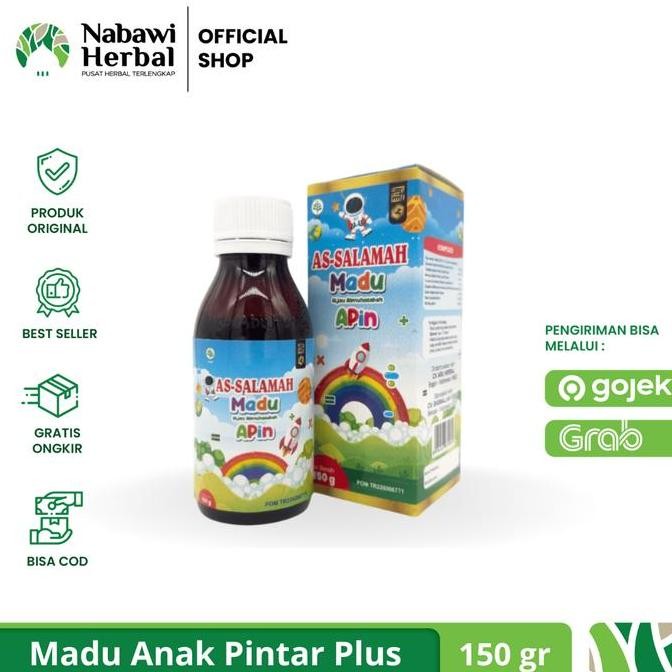 

BARU AS SALAMAH - MADU ANAK PINTAR PLUS 180GR