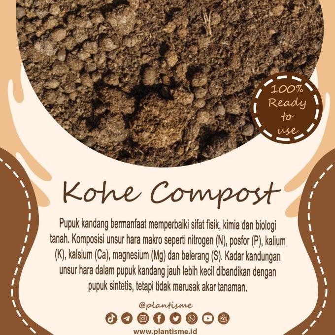 

Terlaris Media Tanam | Pupuk Kandang Organik Kohe Kambing Steril | Metan Mix