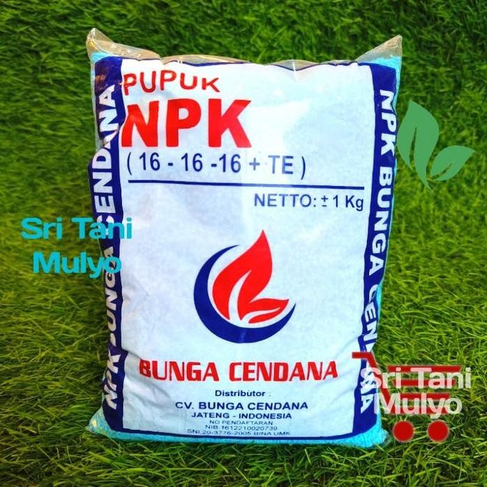 

Terlaris Pupuk Npk ( 16-16-16 + Te ) 1Kg - Bunga Cendana Pupuk Tanaman Sayuran Dan Buah Nitrogen Kalium Phospat
