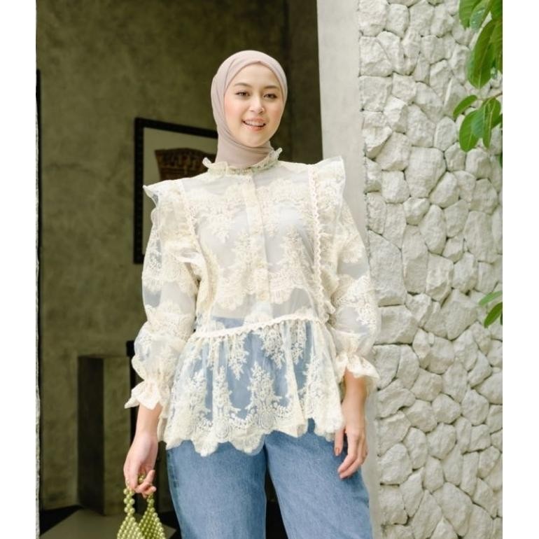 Ready Kain Tile Bordir/Organza Bordir  (Big Sale) Garment