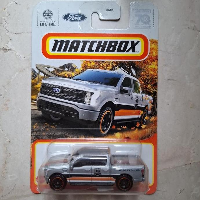 matchbox  2022 ford f150 lightning 70th