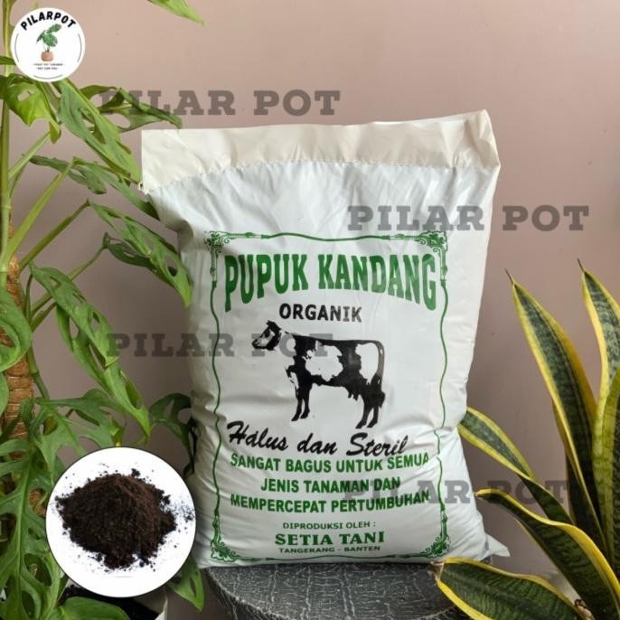 

Terlaris Pupuk Kandang Sapi Hijau Organik Halus Dan Steril - Sablon Hijau