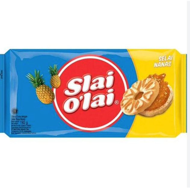 

Biskuit Snack Roma Slai O'lai Selai Nanas Pineapple - 192gr