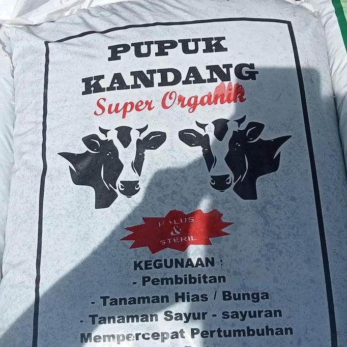 

Terlaris Media Tanam Pupuk Kandang Sapi Super Organik Kemasan 5Kg