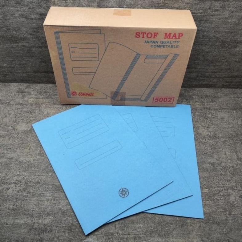 

Ready Stofmap New Compass Stopmap Kertas Buffalo Asli Bukan Cetak Stof Map 5002 Stop Map 50Pcs