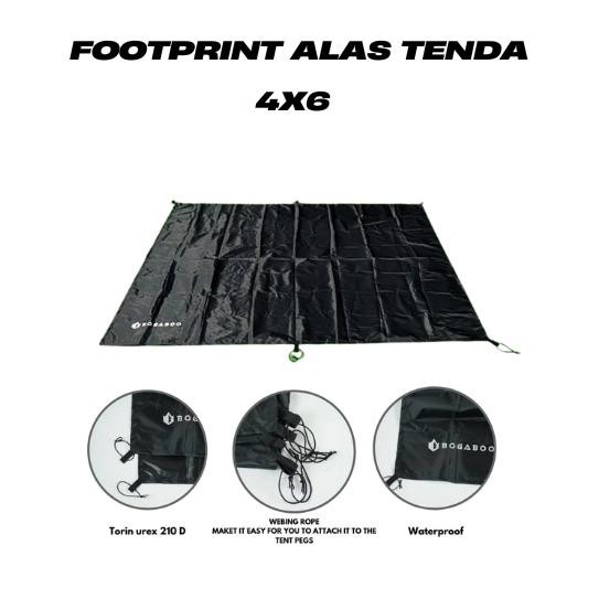 Alas Tenda Auriga Adv 4x6 Meter Footprint Terpal Tenda Multifungsi  Camping QUECHUA ARPENAZ FAMILY