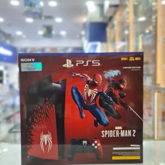 new ps5 disc spiderman edition garansi resmi indonesia
