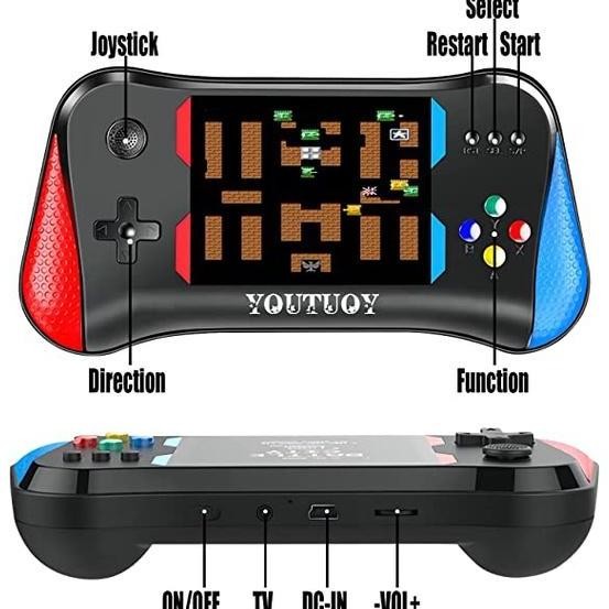 new Gameboy Advance Retro X7M Console Game 500 1/2 Player Gamepad Mainan