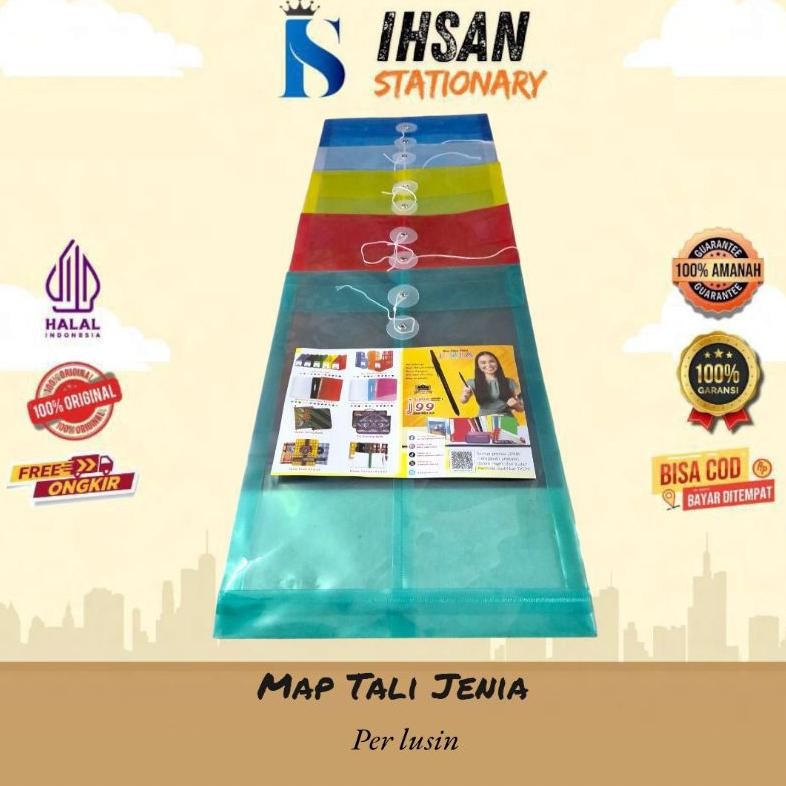 

Ready Map Plastik Tali Folio Isi 12 Pcs (1 Lusin)