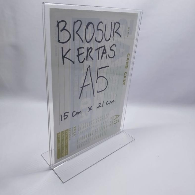 

Ready Akrilik Tent Card A5 / Akrilik Display Brosur Uk A5 / Tempat Brosur Murah / Sandaran Brosur A5 / Tent Card / Acrylic Ukuran A5 / Display Brosur A5 / Tent Akrilik / Tempat Brosur A5 / Akrilik Qris / Tent Kertas A5 / Holder A5 / Akrilik Promosi Pop