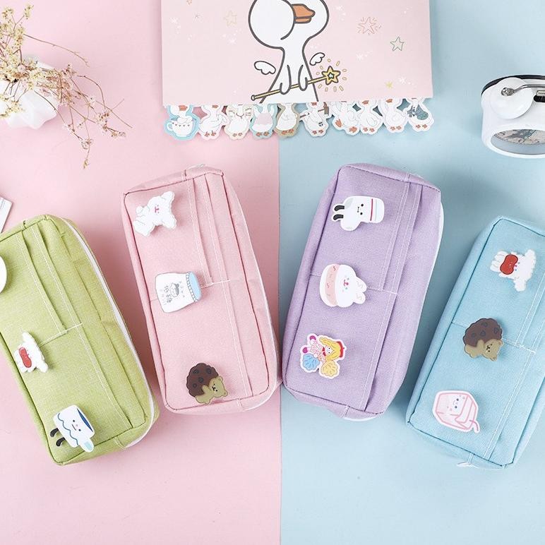 

Ready Tempat Pensil Kotak Pensil Lucu Cute Large Capacity Canvas Pencil Case Tas Pena Kapasitas Besar Ins Jepang Smp Anak Bernilai Tinggi Siswa Kotak Alat Tulis In Trendi Gadis Tas Alat Tulis