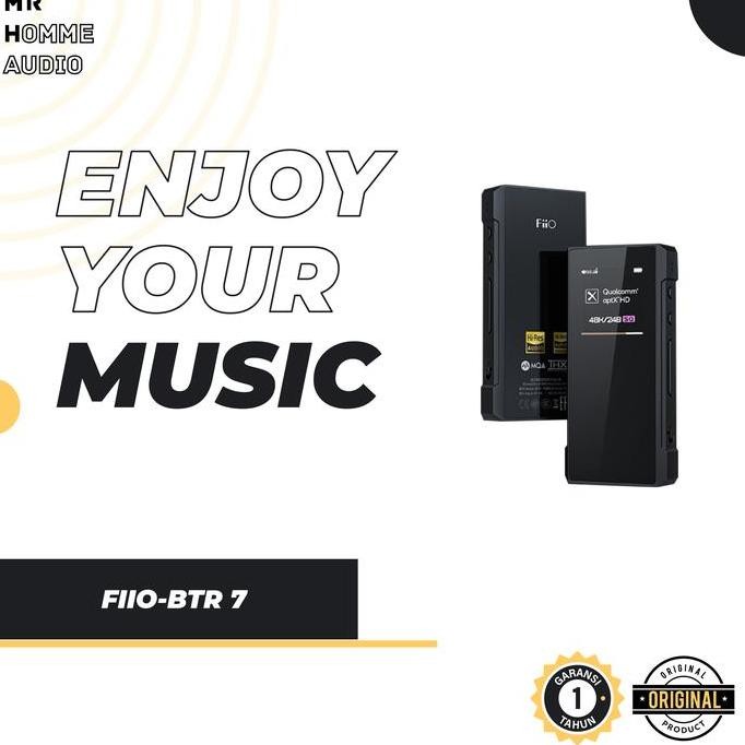 FiiO BTR7 / BTR 7 Portable Bluetooth DAC Amplifier THX MQA (New BTR5