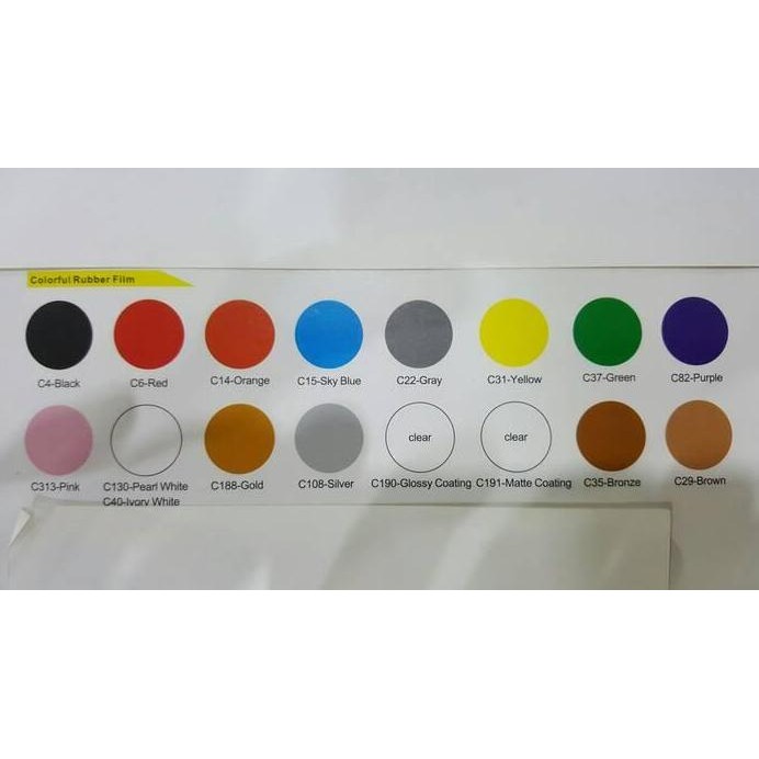 

ready carlas rubber paint warna solid