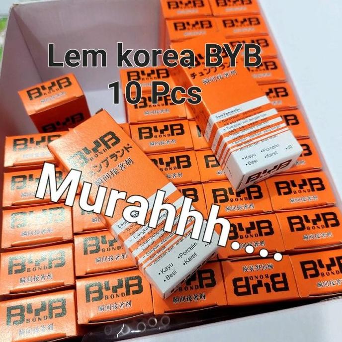 

Promo 10 Pcs Lem Korea BYB / Lem Korea Murah COD